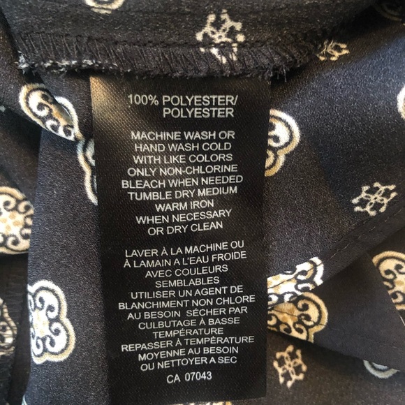 Mercer & Madison patterned top, Sz M - Picture 6 of 7